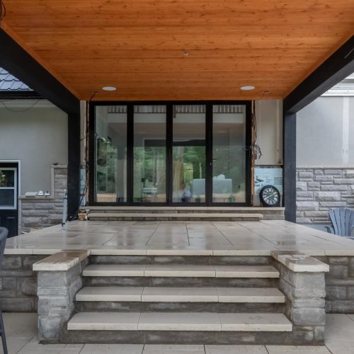 level-landscape-natural stone porch and steps-4